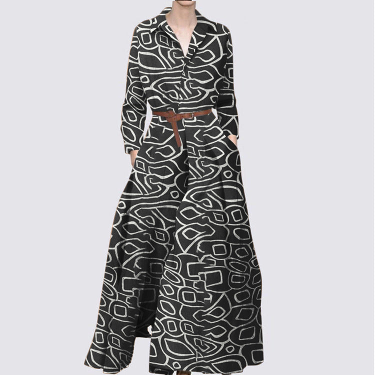 Robe de vacances élégante à pois pour femme