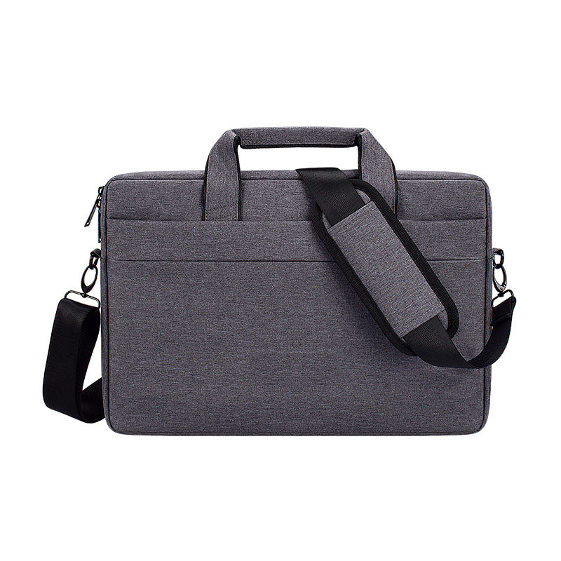 Sac à bandoulière pour ordinateur portable en tissu Oxford avec fermeture éclair