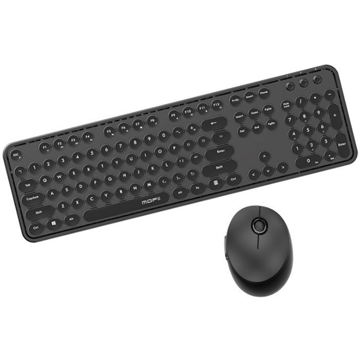 Wireless Keyboard and Mouse Set with 1600DPI Optical and Multimedia Keys