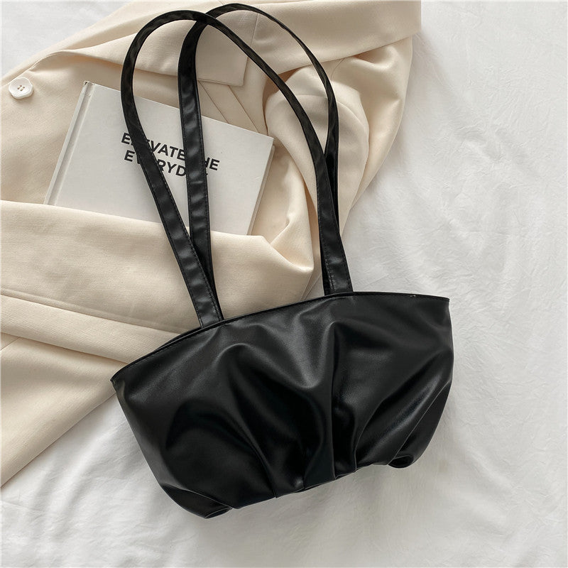 French Retro Small Square PU Shoulder Bag for Women