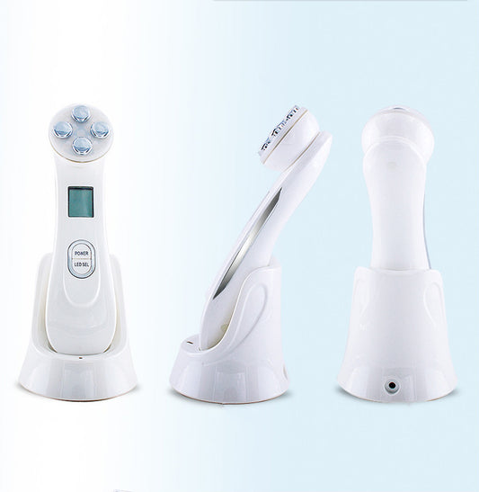 Advanced LED light therapy and RF (radio frequency) beauty tool designed to tighten skin, reduce wrinkles, and boost collagen production.