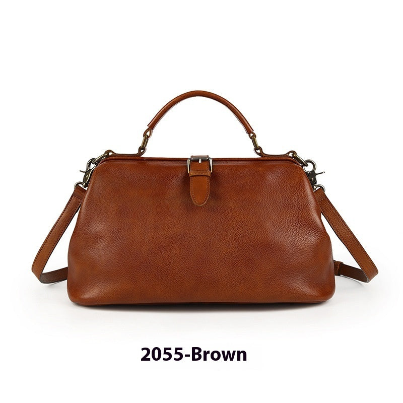 Women's Retro Genuine Leather Versatile Handbag