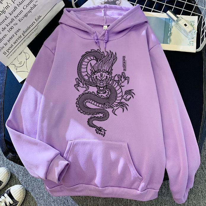 Pulls à capuche Dragon Chinois pour hommes