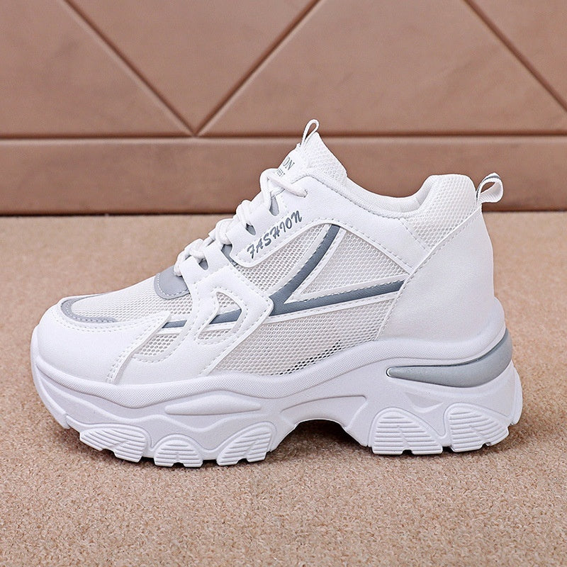 Chaussures de sport décontractées montantes à plateforme (style "Dad Shoes")