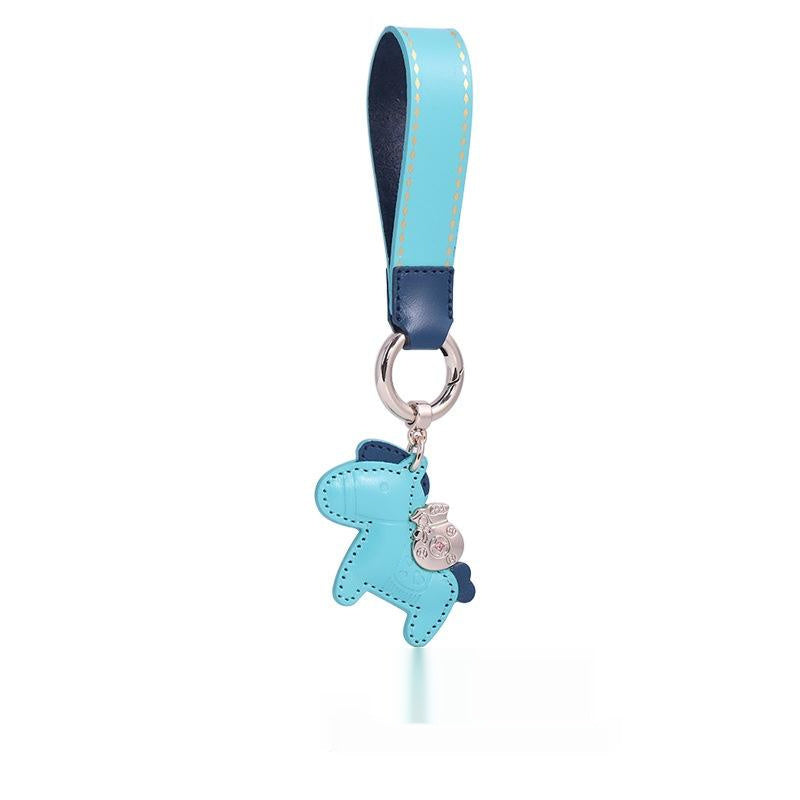 Genuine Cowhide Leather High-End Vehicle Keychain
