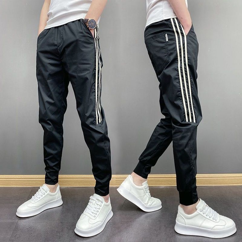 Pantalon Sarouel Homme Coupe Ample Coton Jambe Droite Grande Taille