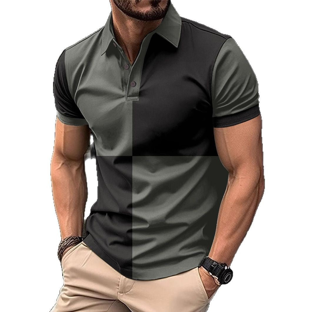Casual Sports Short Sleeve Polo Shirt Men Clothing