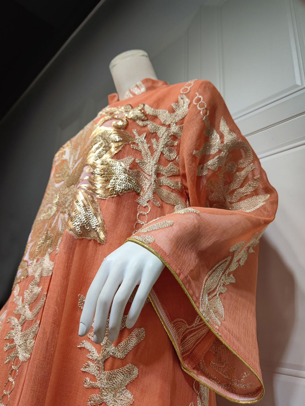 Robe à Paillettes Moyen-Orient Robe de Soirée de Célébrité de Luxe Léger Musulmane
