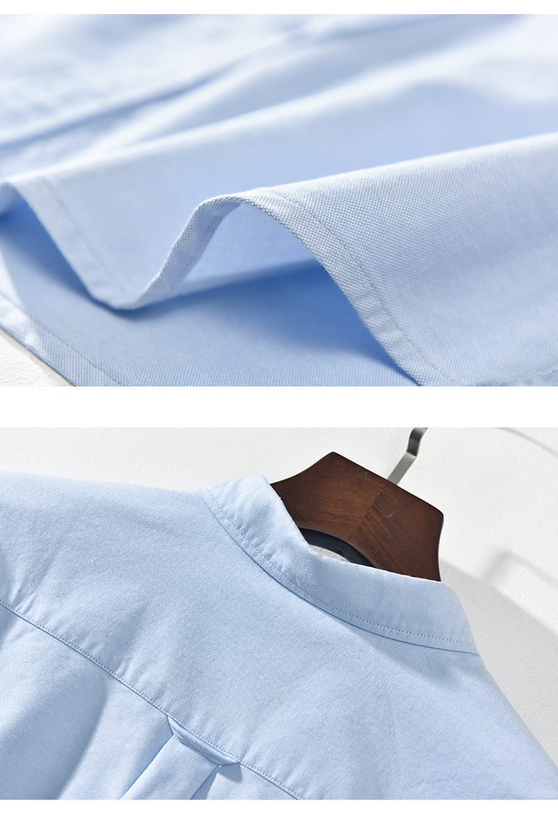 Men’s Short-sleeved Shirt Trendy Loose Printed Striped