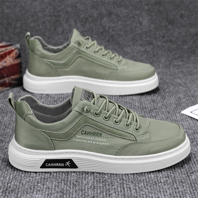 Chaussures de sport décontractées rétro pour homme avec bande élastique, basses, noir/gris/vert armée, tailles 39-44