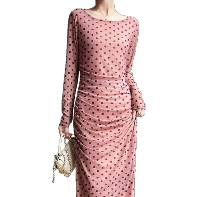 Printed Long Sleeve Dress For Women