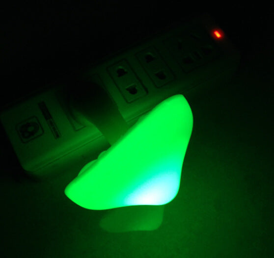 Mushroom LED Night Light with Sensor Warm White EU US Plug Wall Socket Lamp