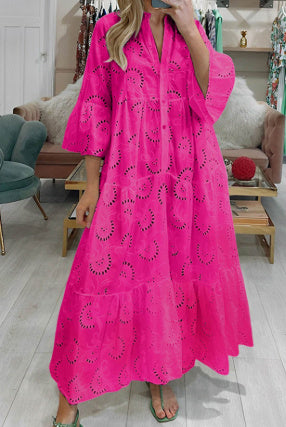 Robe longue sexy de style français pour femme