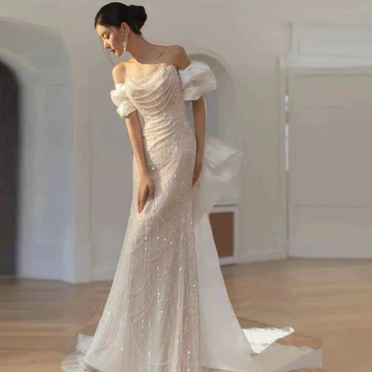 Chestless Pearl French Fishtail Skirt