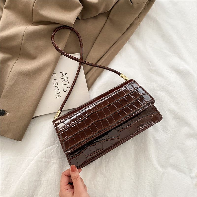 Summer Ladies PU Shoulder Bag 24x13x8cm