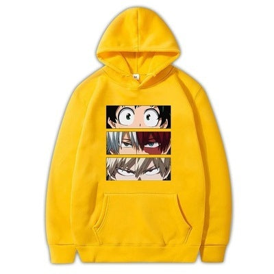 Sweat à Capuche Ample Unisexe pour Couple Automne Hiver