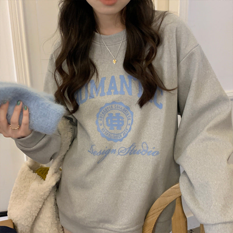 Women's Fashion Casual Loose Slimming Printed Top