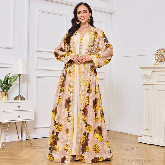 Arabian Women's Party Travel Elegant Evening Dress