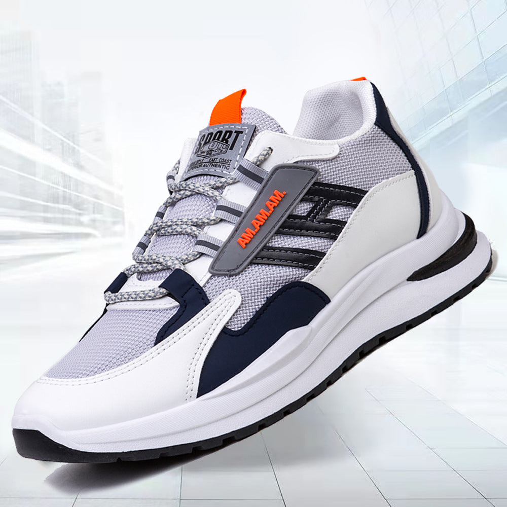 Men's White Sports Sneakers Running & Walking Shoes