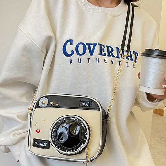 Women's Messenger Bag Fashionable Lip Letter Printing