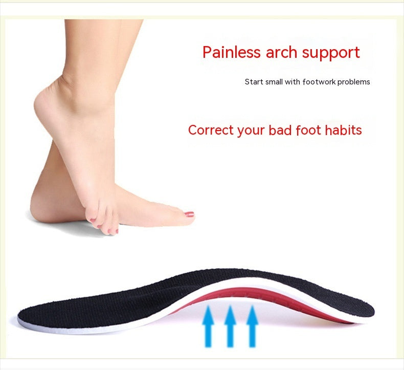 Orthopedic EVA Sport Insole – Shock Absorption, Flat Foot Correction & Breathable Support