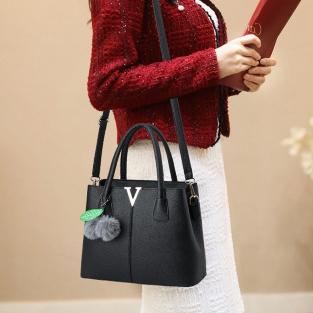 Sac à main grande capacité motif litchi