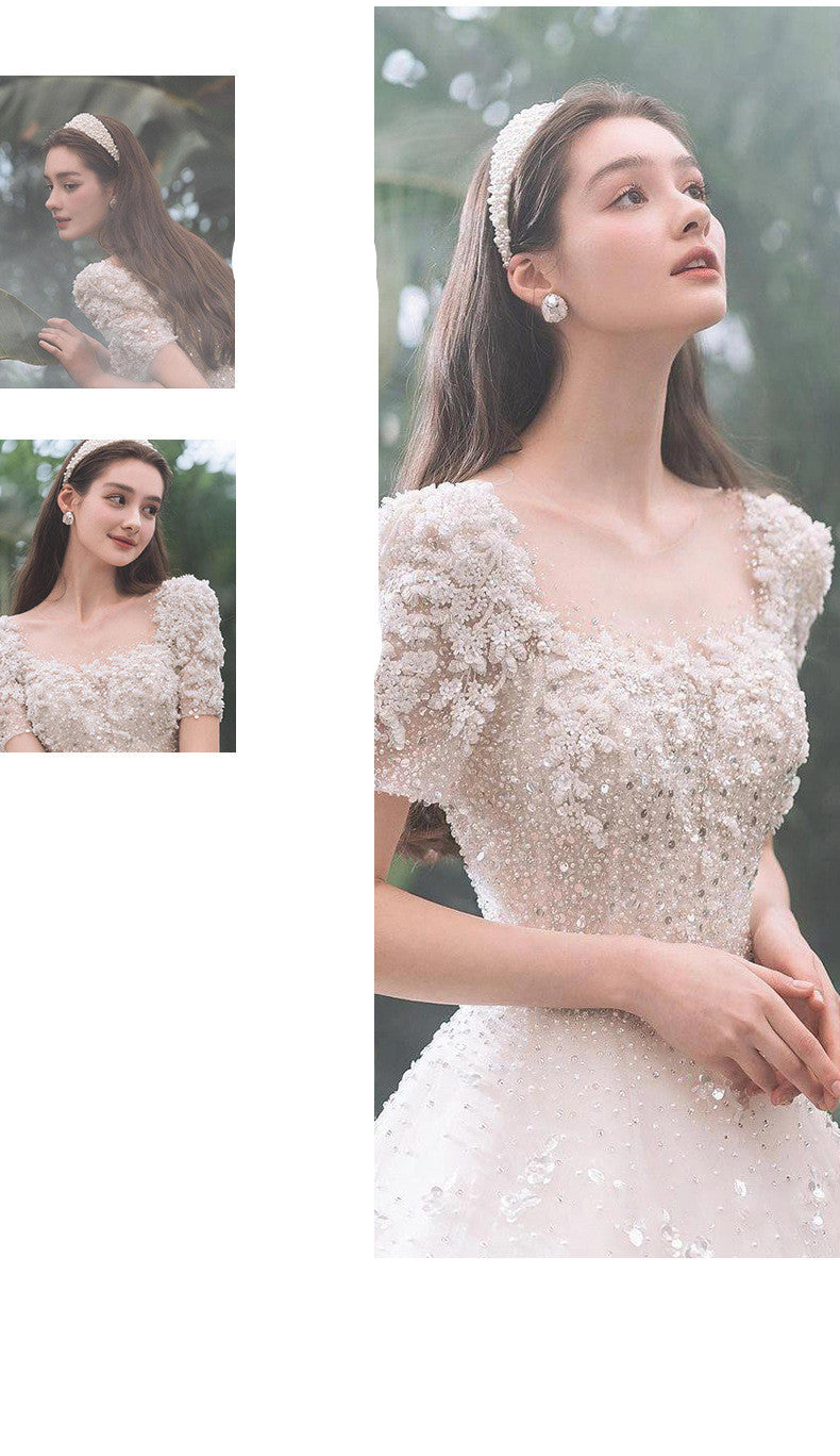 Luxury Cotton White Gauze Dress for Women Small to 3XL