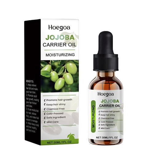Huile de jojoba pour cheveux denses