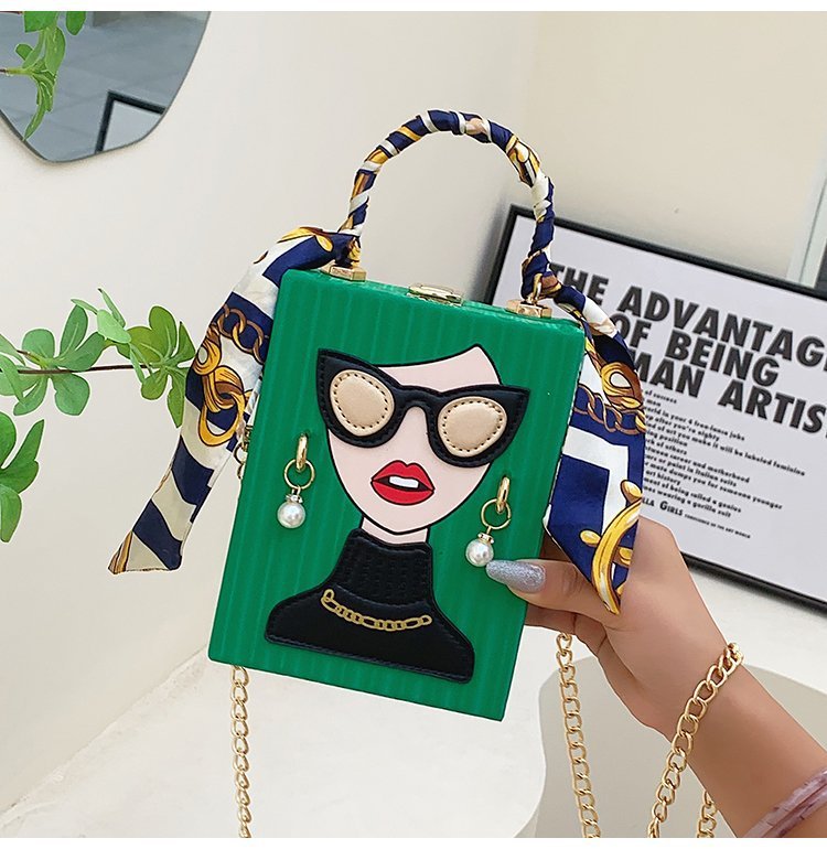 Lock Small Square Crossbody Bag