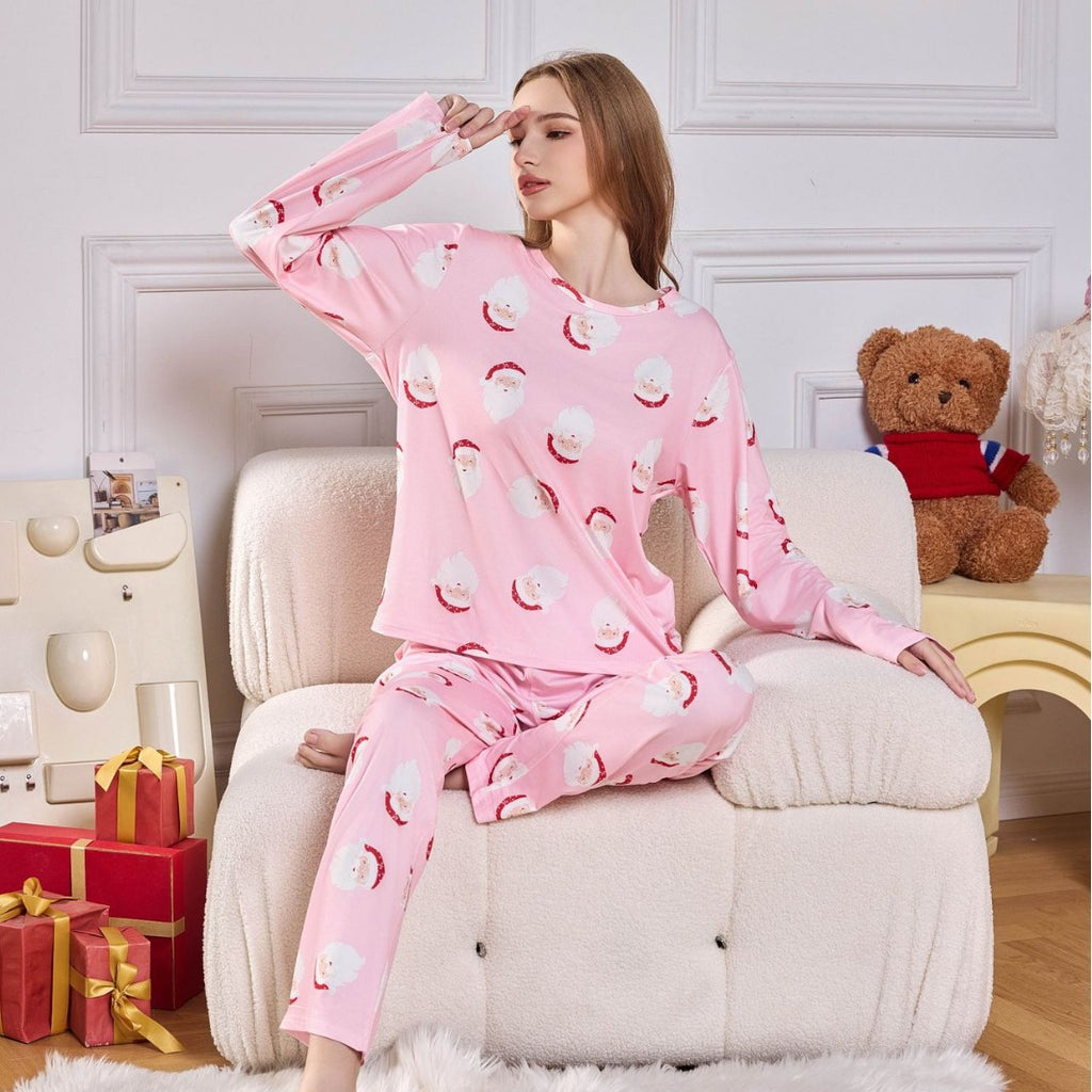 Cartoon Two-Piece Milk Silk Homewear Set
