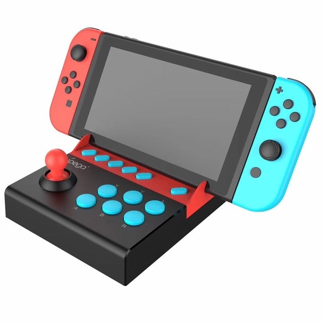 وحدة تحكم ألعاب القتال (Fighting Stick) لـ N-Switch مع وظيفة Turbo و 8 أزرار حركة