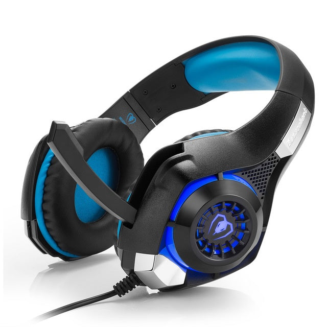 Beexcellent Stereo Gaming Headset with Mic LED Light for PS4, PC, Phone, Laptop
