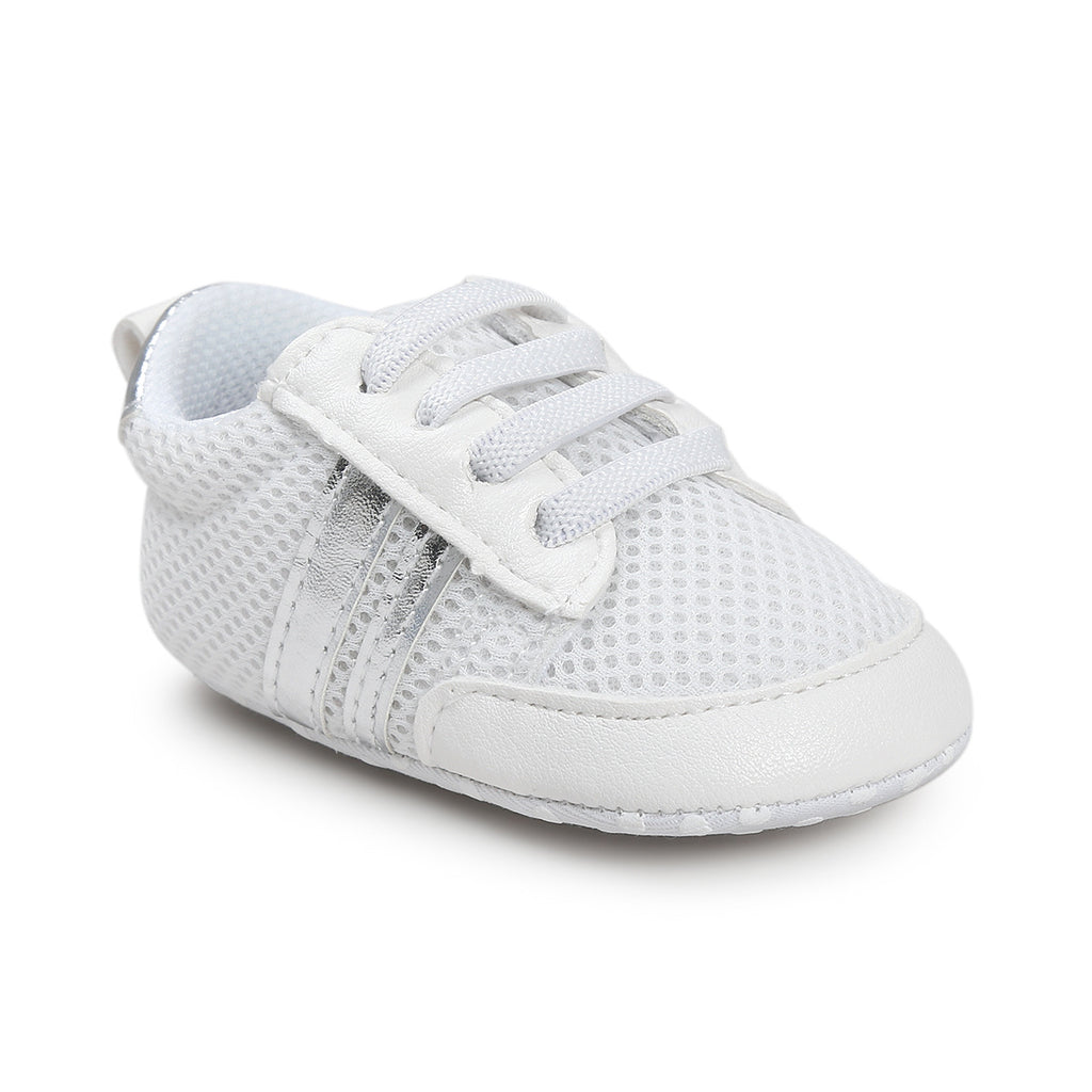 Chaussons Bébé Garçon Fille en Cuir PU Souple Antidérapant pour Nouveau-né