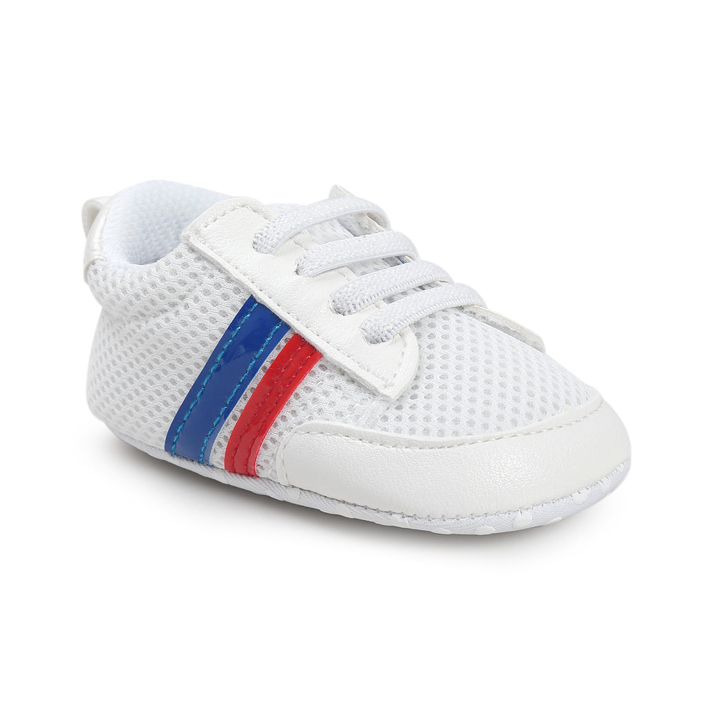 Chaussons Bébé Garçon Fille en Cuir PU Souple Antidérapant pour Nouveau-né