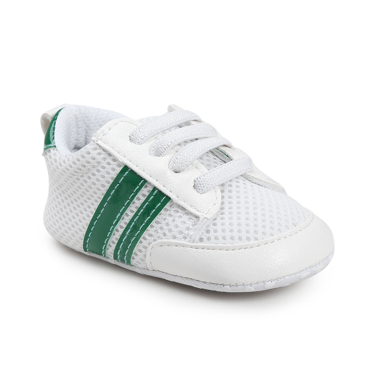 Mocassins pour bébé garçon ou fille, chaussures pour nourrisson en cuir PU antidérapant et souple, baskets pour nouveau-né