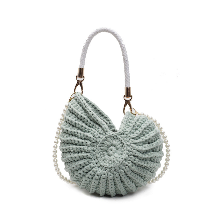 حقيبة نسائية منسوجة يدوياً - منتج نهائي