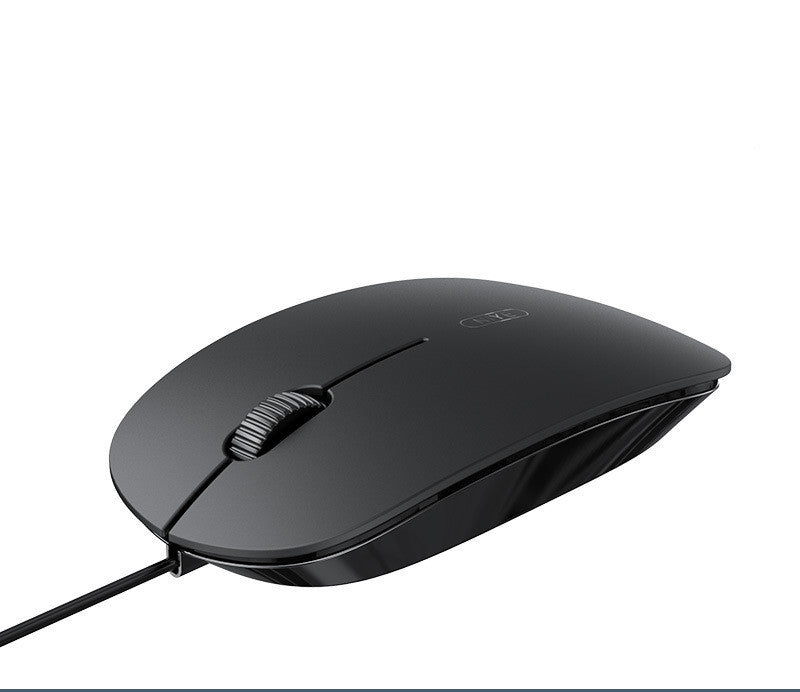 Ultra-Thin Wired Optical Sliding Mouse 1000DPI 4-Key