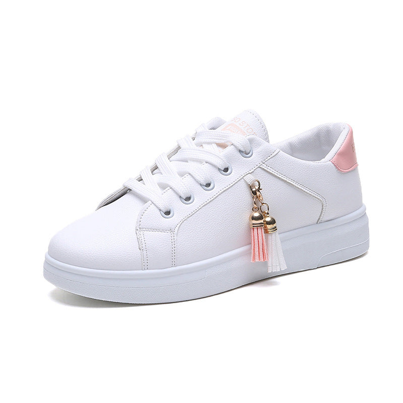 White Mesh Small Shoes with Cross Straps and Rubber Sole