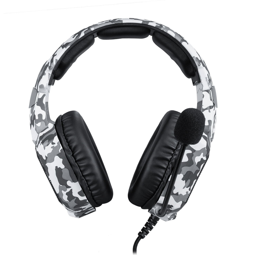 Camouflage Headphones with 3.5mm Plug for PS4, Xbox One, iPhone & iPad