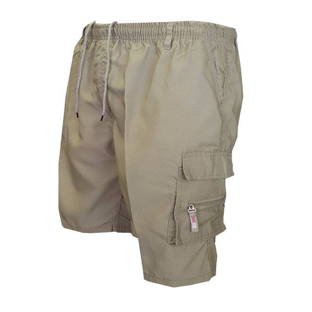 Short de sport en molleton de polyester multicolore pour homme