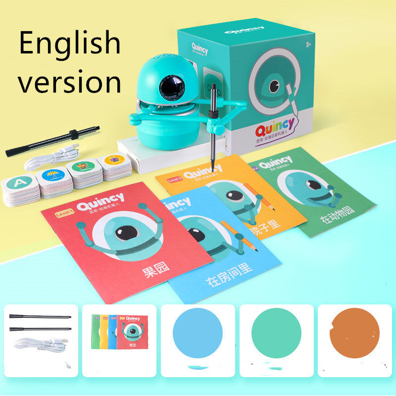 Painting Robot for Kindergarten Children and Students with Learning Cards
