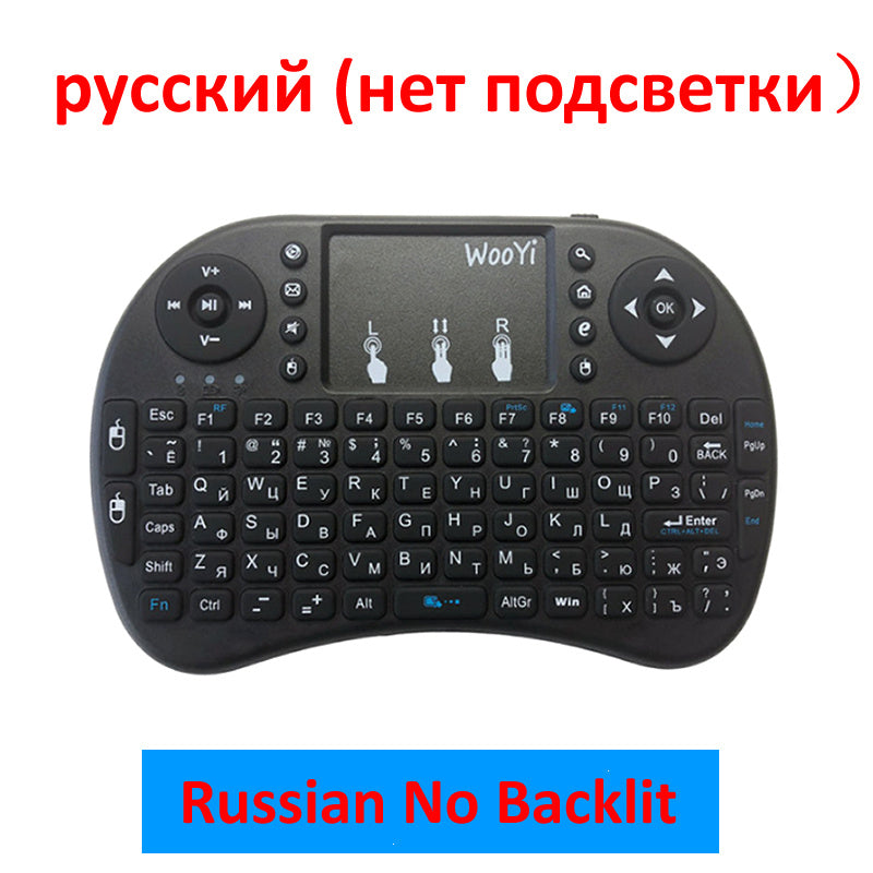 Wireless Mini 2.4G Keyboard with Large Touchpad and Dual Mouse Buttons
