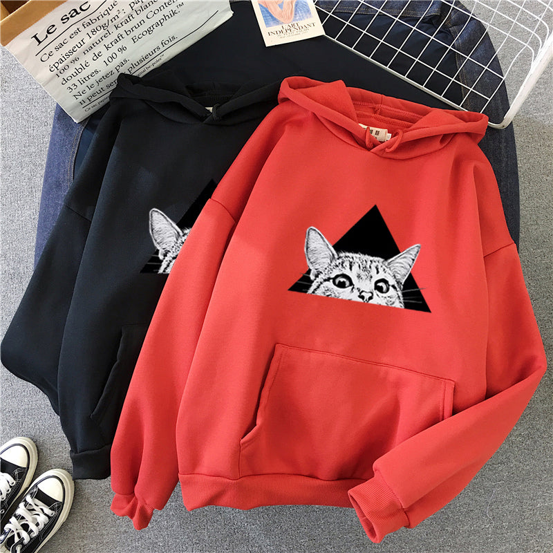 Sweat à Capuche en Polyester pour Femme avec Guide des Tailles M-XXL