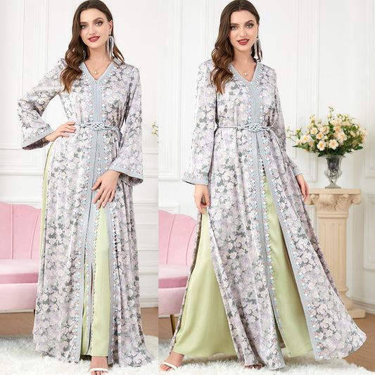Arabian Gulf Women's Fashion Patchwork Suit Dress