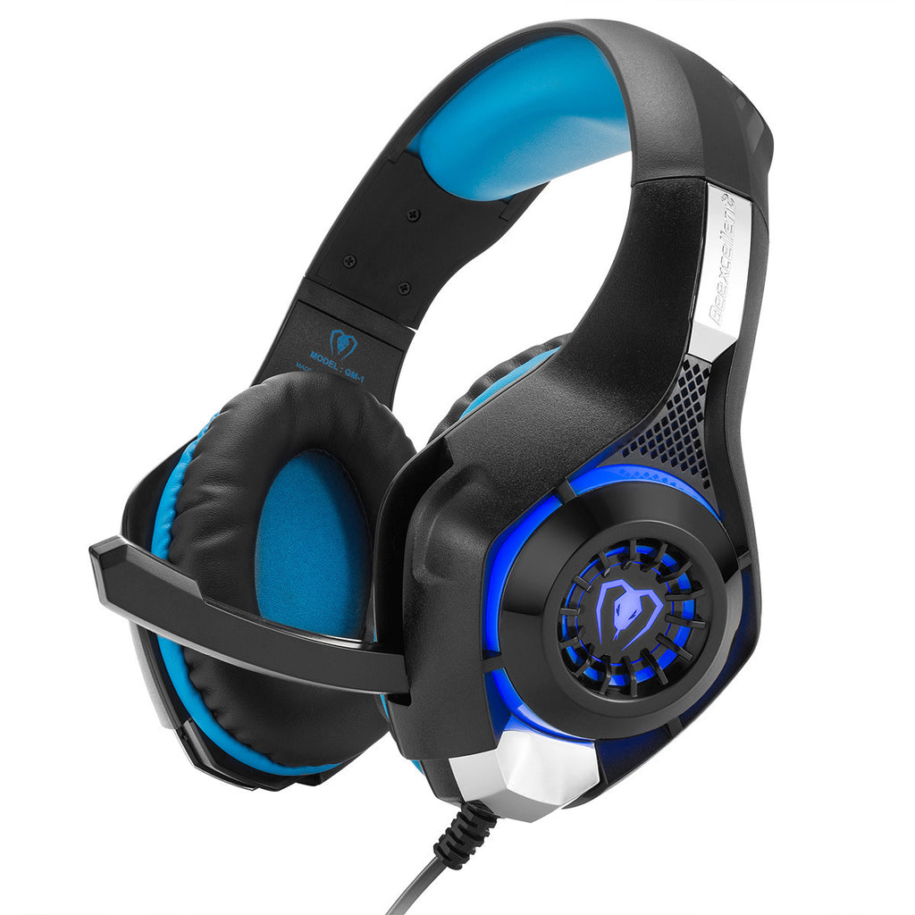 Beexcellent Stereo Gaming Headset with Mic LED Light for PS4, PC, Phone, Laptop