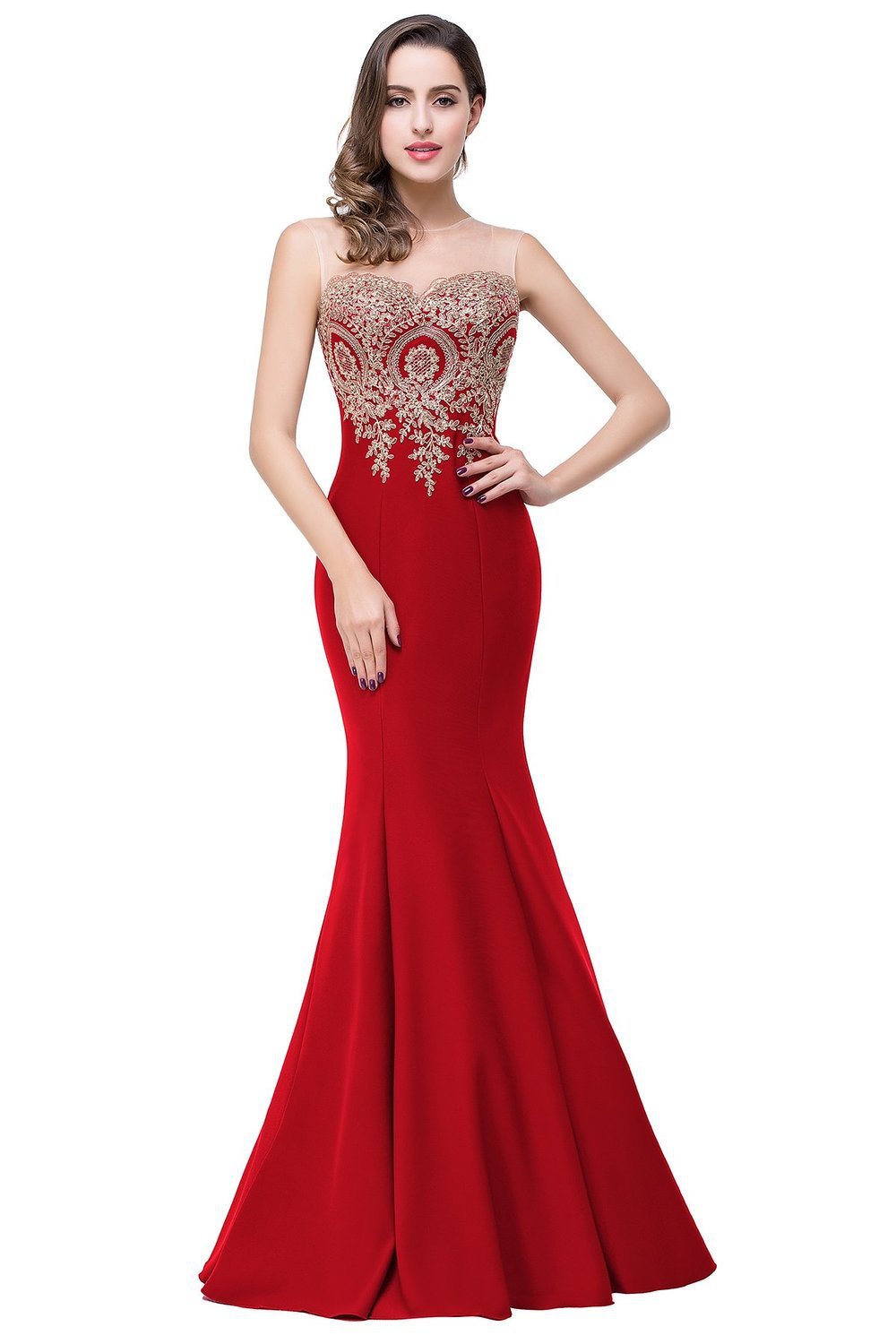 Fishtail Bride Toast Costume Polyester Fiber