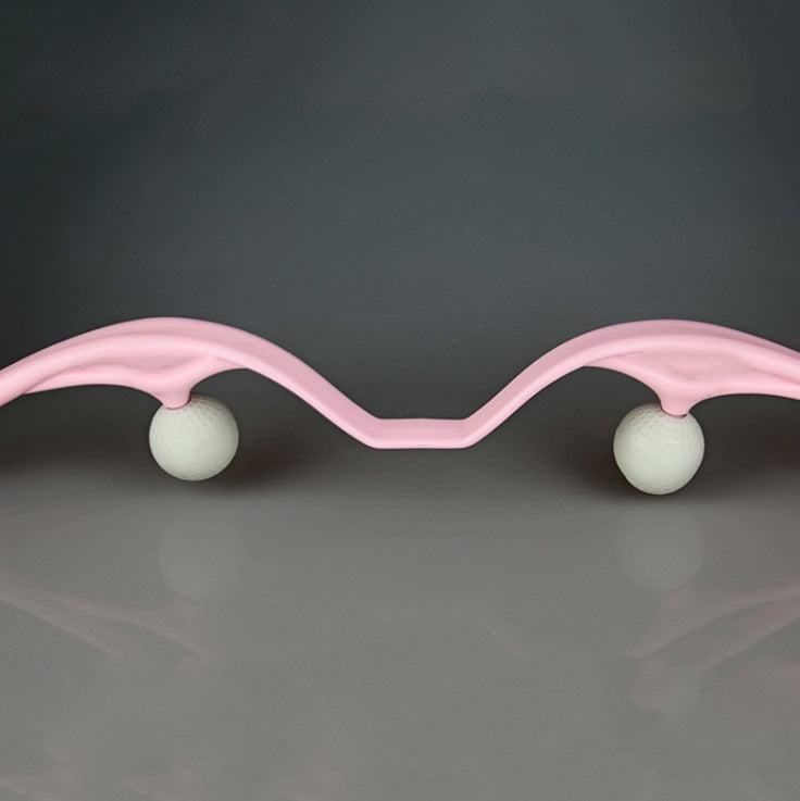 Plastic Neck and Shoulder Pressure Point Massage Roller for Trigger Point Relief