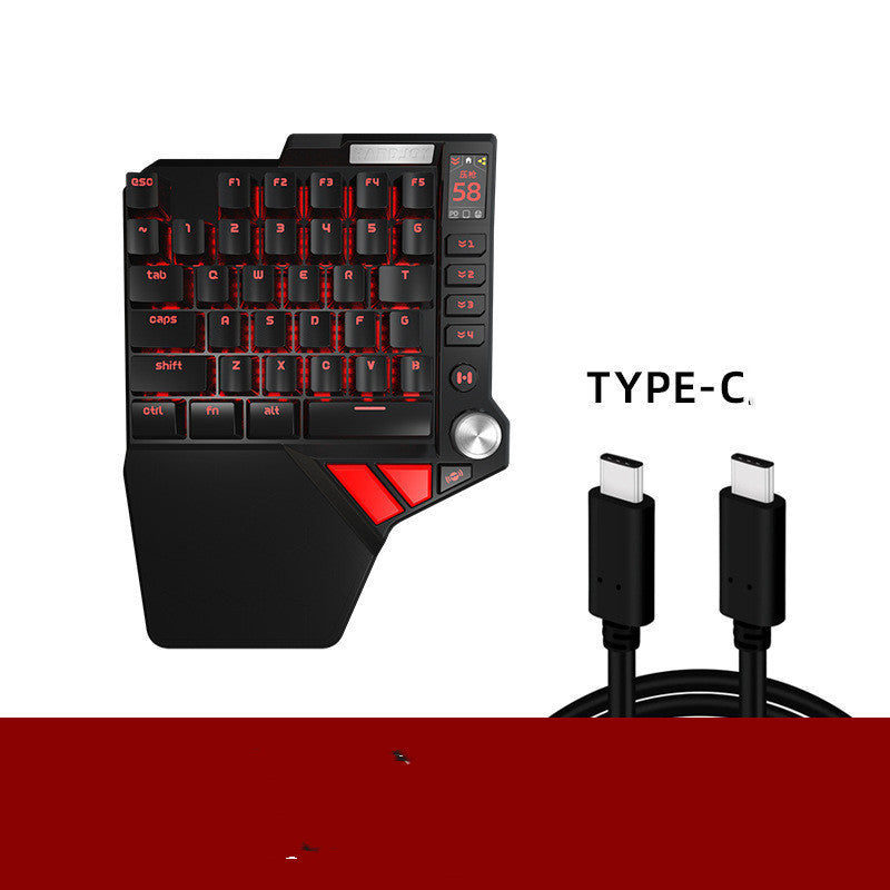 محول سلكي Bloodthirsty Demon Key K5 نوع C أسود