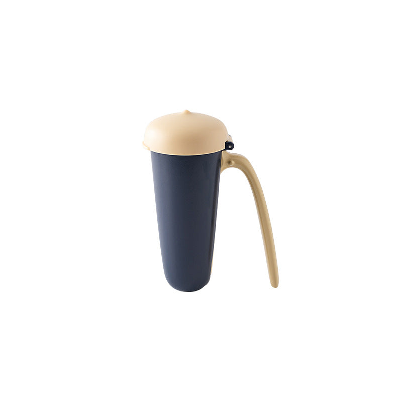 Dark Blue Walnut Peeling Tool Holder with Stainless Steel Clamp, L13xW9.5xH5.8cm