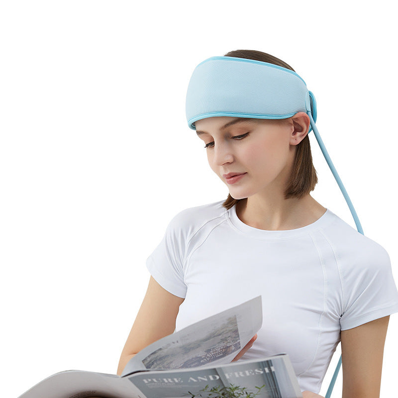 Electric Battery Head Massager with Scalp Kneading and Hot Compress Belt